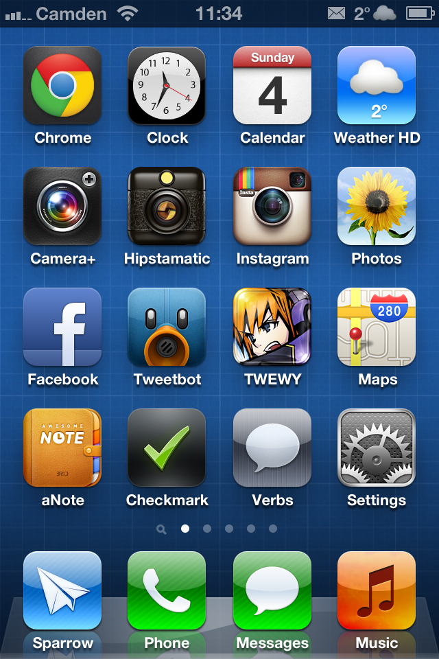 The iPhone 4S during the Jailbreak era. One of my favourite tweaks of the time showed you the weather in the statusbar.